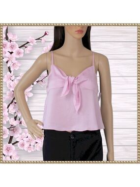 BP Pale Pink Spaghetti Strap Crop Top Size Small NWT